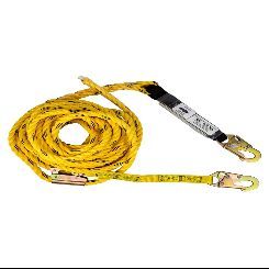 01320 50' Yellow PolySteel Vertical Lifeline Assembly