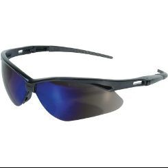 412-14481 Nemesis Blue Mirror Lens Safety Glass