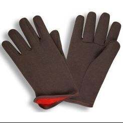 T23900 Fleece Lined Brown Jersey Glove