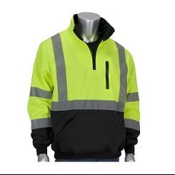 323-1330B-LY Quarterzip Sweatshirt 