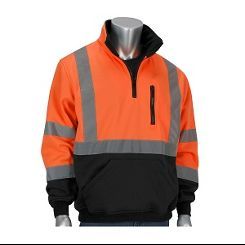 323-1330B-OR Quarterzip Sweatshirt