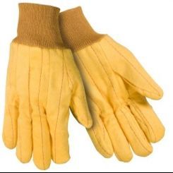 U2307 Cotton Quilted Golden Brown Chore Glove