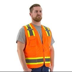 75-3222 Class 2 Solid Surveyor Vest