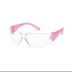 36PK80 Starlite SM Clear Lens with Pink Temple Safety Glasses
