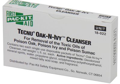 18-022 Tecnu Oak-N-Ivy Cleanser Packets