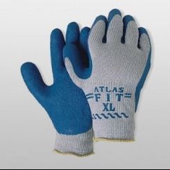 TATL300 Atlas Fit Blue Rubber Glove