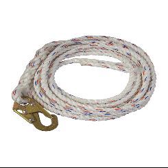 11335 200' Polydac Rope with Snap Hook End