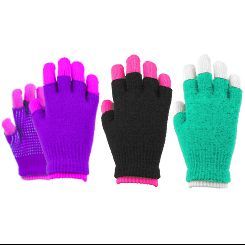 35115 Girls 2-in-1 Stretch Acrylic Knit Glove