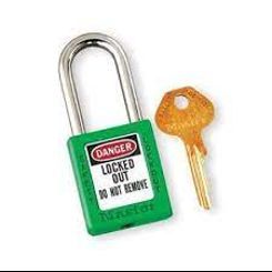 470-410GRN Green Safety Lockout Padlock