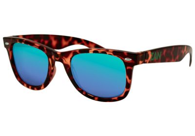 EZWA02 Zan Winna Tortoise Frame Smoke Green Mirror Lens