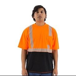 75-5216 Short Sleeve Shirt with Reflective Chainsaw Striping