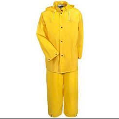 S53307 Yellow PVC 3-Piece Suit