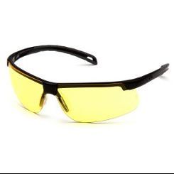 SB8630D Pyramex Ever-Lite Amber Lens with Black Frame